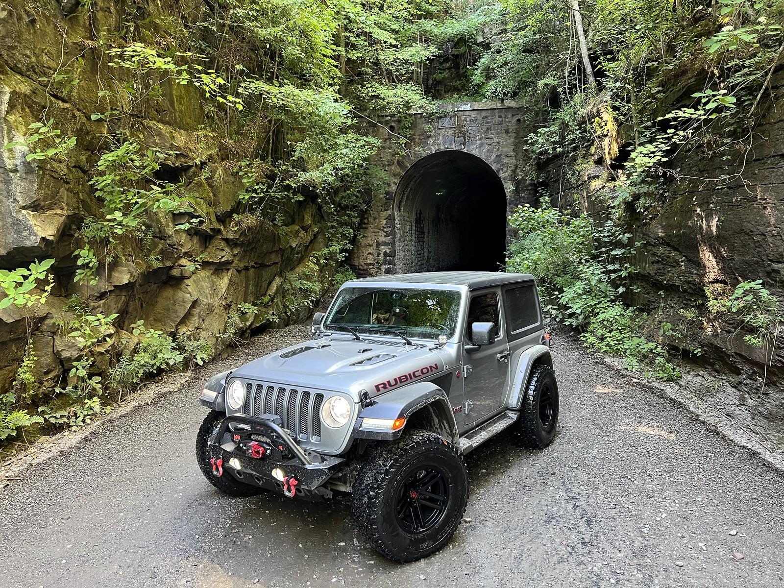Ford Bronco BROOX's 2DR Shadow Black Squatchy Boy just-drove-through-that-abandoned-train-tunnel