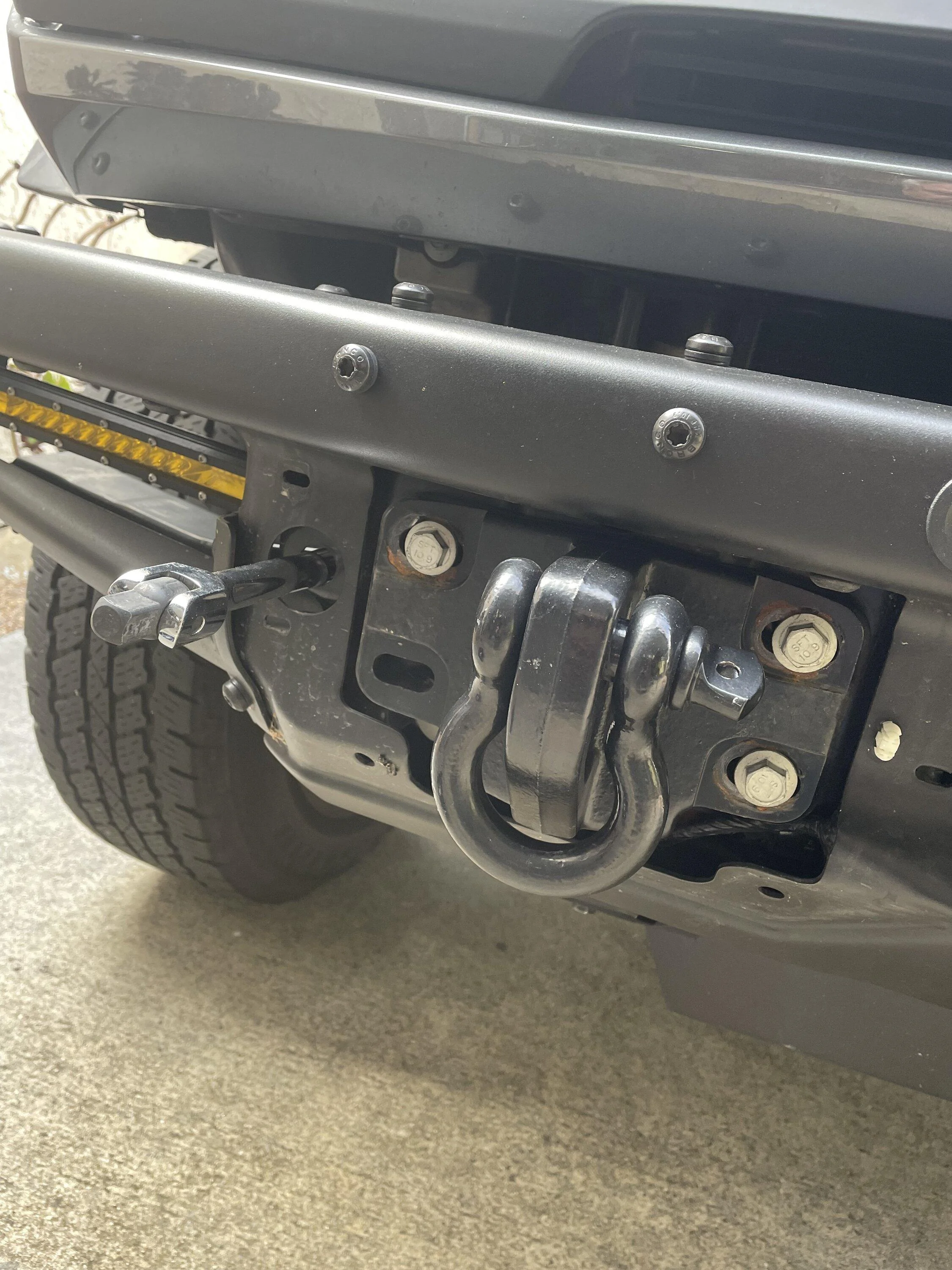 Ford Bronco DIY - Front Modular Bumper Alignment IMG_1785