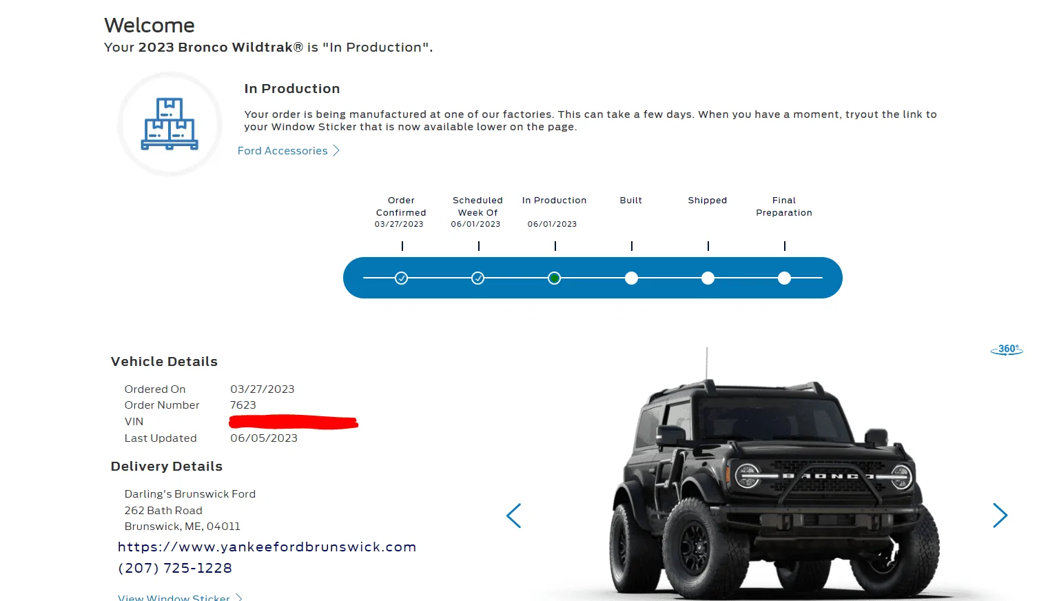 Ford Bronco MY 2023 Build Week Tracking Spreadsheets Capture2