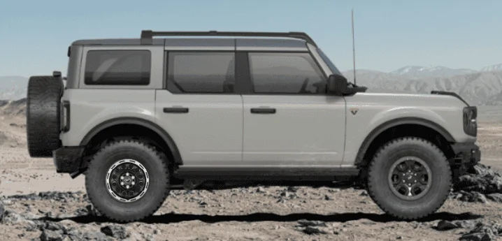 Ford Bronco New 17" Matte Black Wheels Kit From Ford Performance 1686853708030
