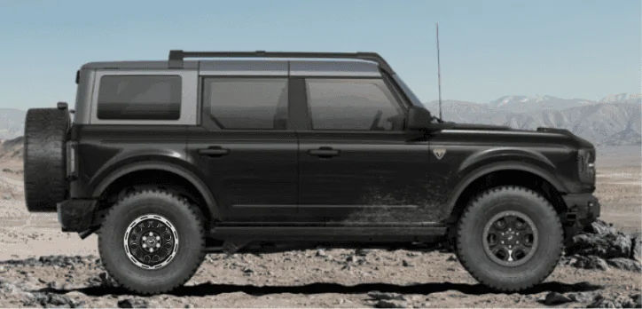 Ford Bronco New 17" Matte Black Wheels Kit From Ford Performance 1686853726253