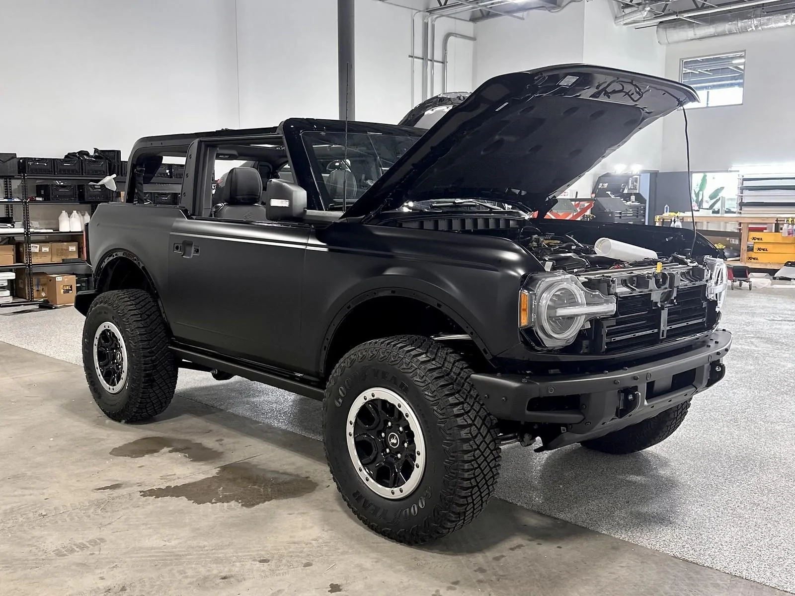 Ford Bronco BROOX's 2DR Shadow Black Squatchy Boy xpel-1