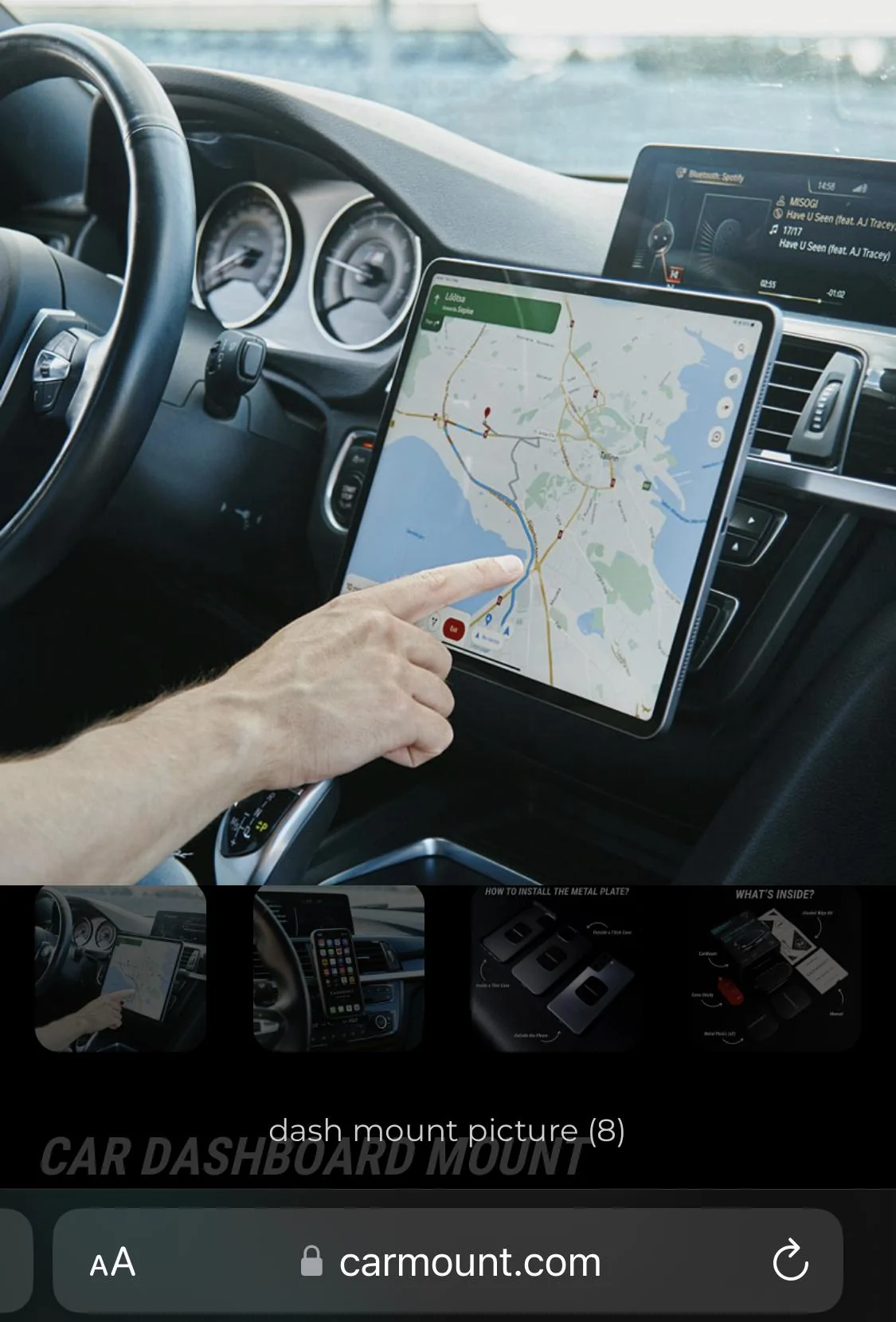 Ford Bronco 12.9” iPad Pro Dash Mount. IMG_3938