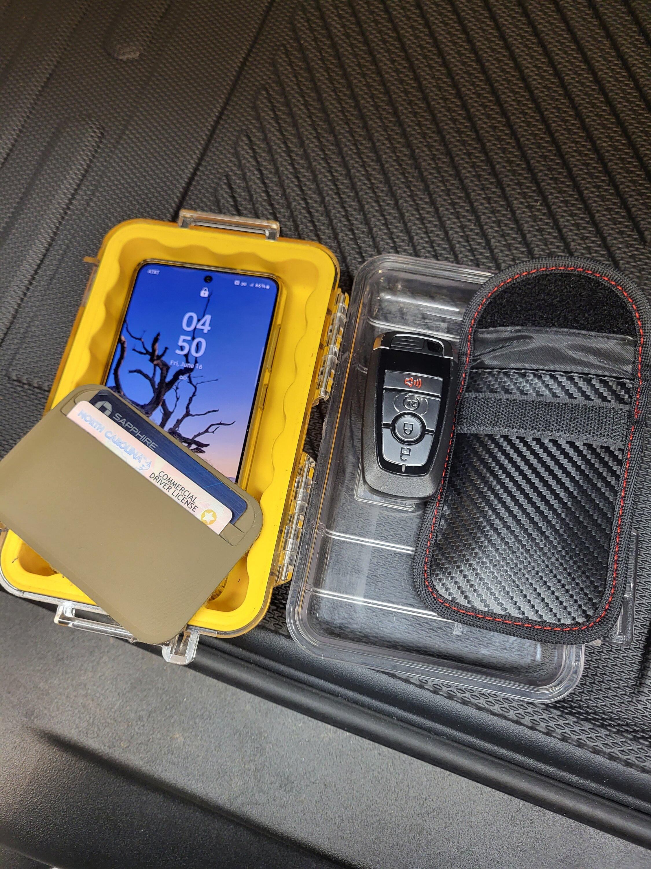 Ford Bronco DIY solution! Locking my key inside Bronco when I run or bike 20230616_165037