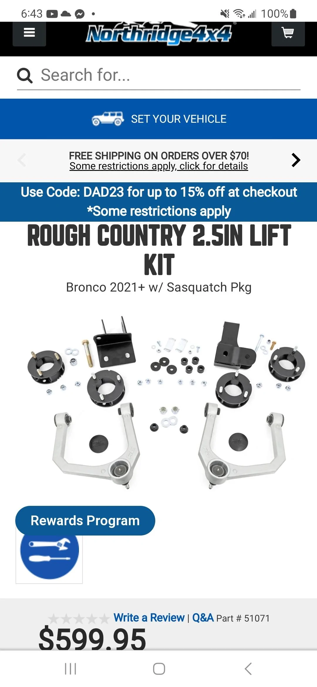 Ford Bronco HOSS 3.0 Lift options? Screenshot_20230617_064302_Chrom