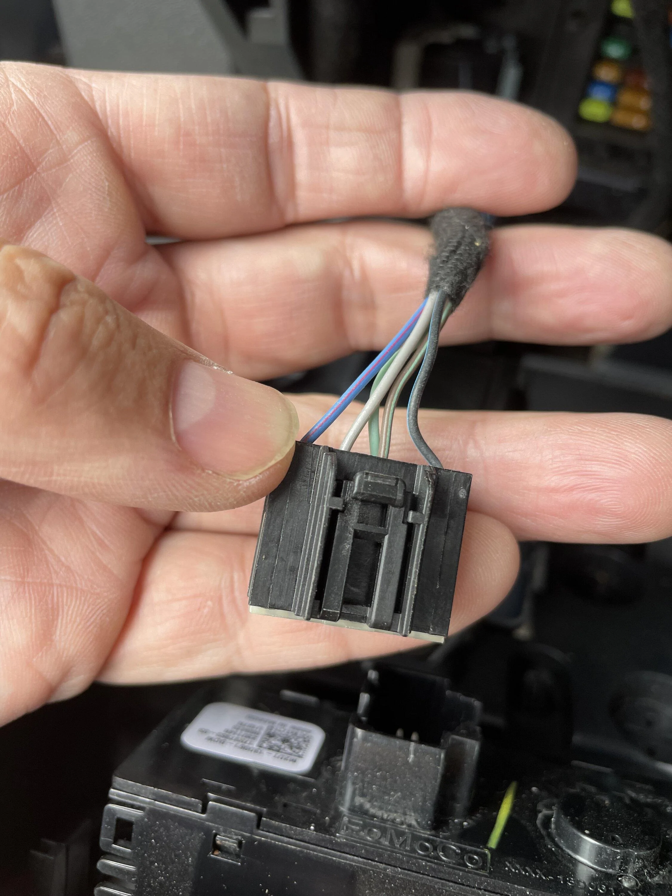Ford Bronco Headlight switch wiring diagram IMG_3127