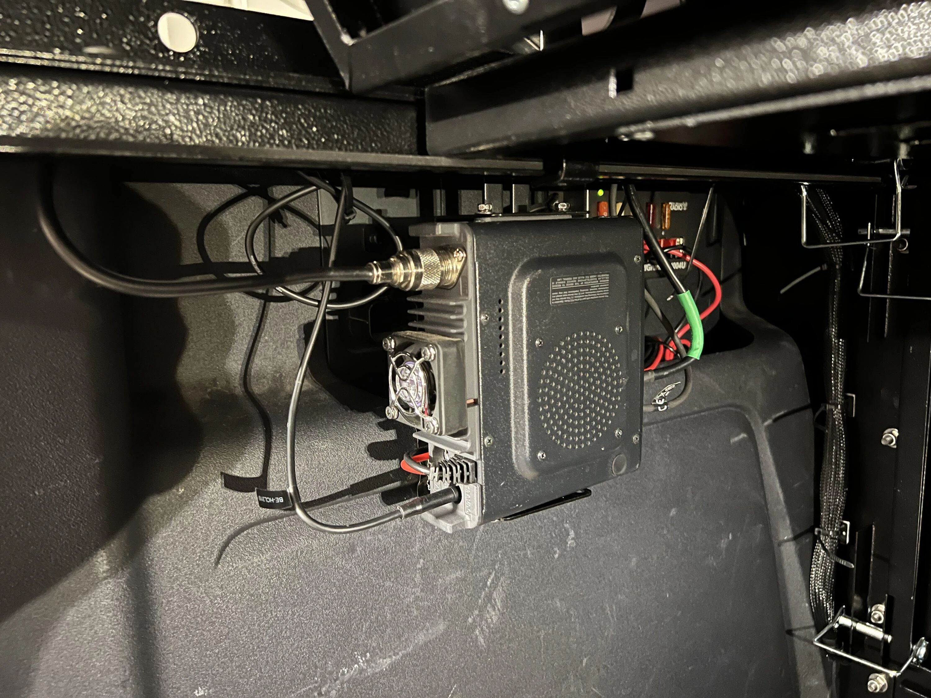 Ford Bronco Routing Power for Ham Radio IMG_3030