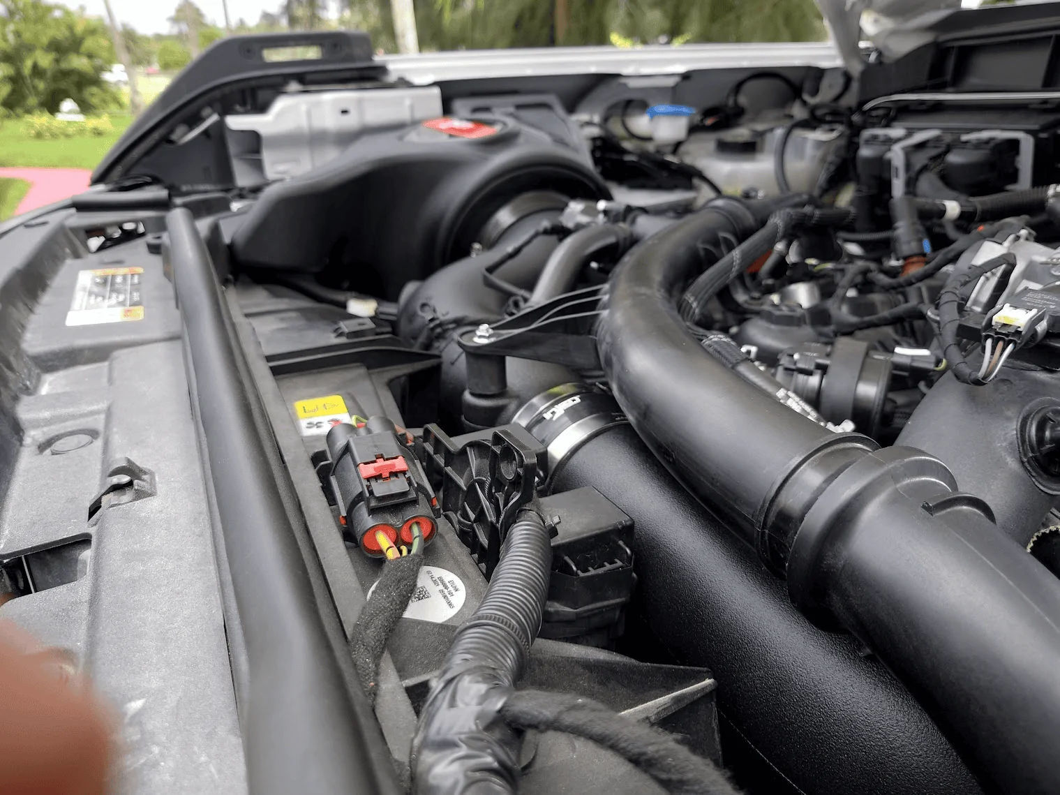 Ford Bronco Injen CAI for the 2.7L Installed! 1687128417440