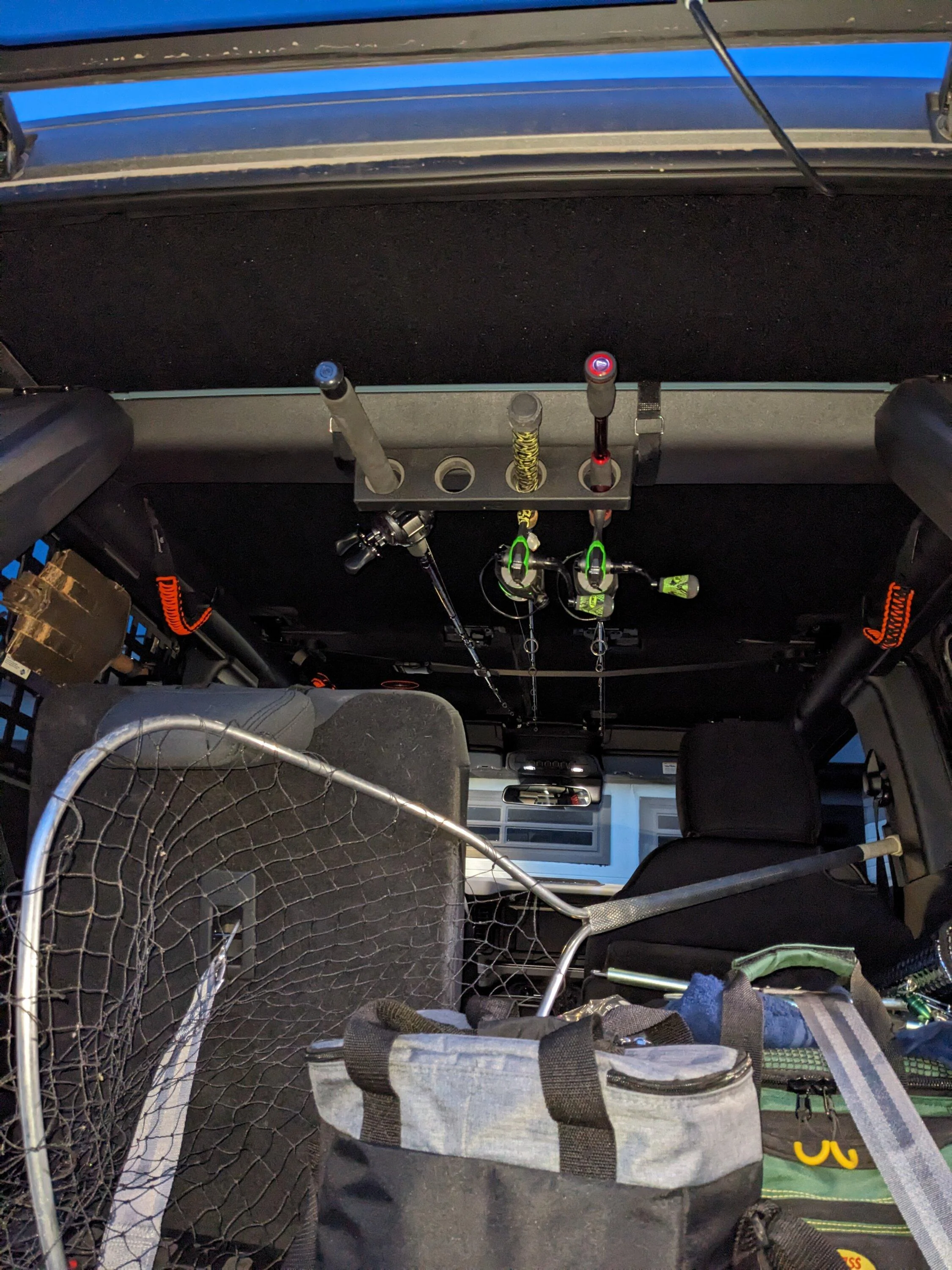 Ford Bronco Interior Fishing Rod Rack Prototype PXL_20230617_113131231