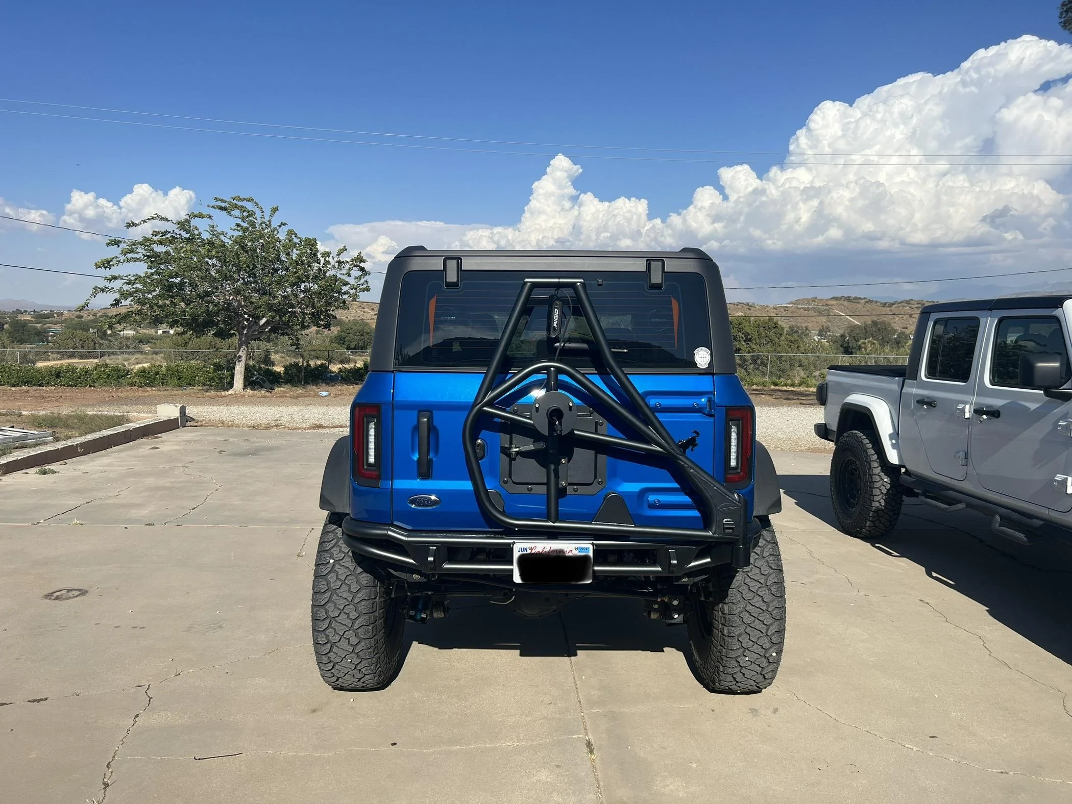 Ford Bronco 2-door desert runner Bronco w/ custom tire carrier IMG_9121