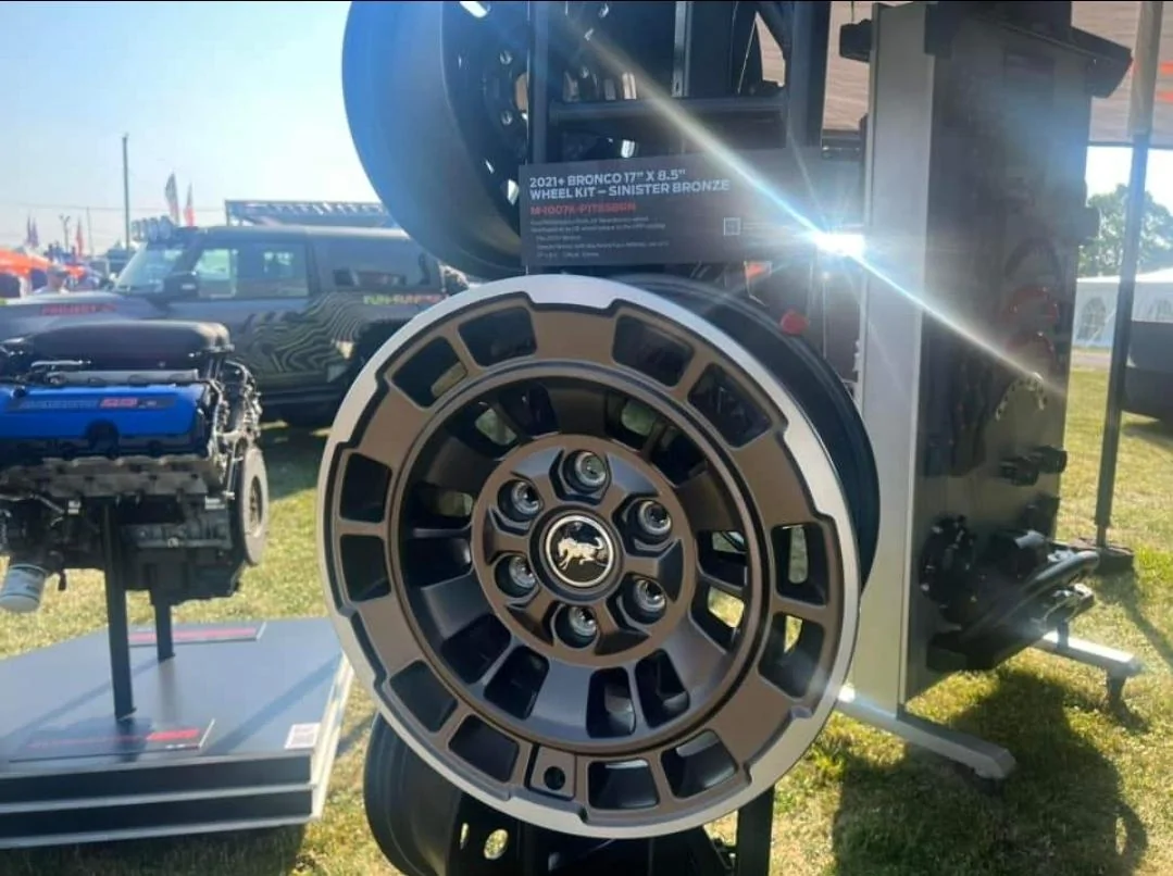 Ford Bronco New 17" Matte Black Wheels Kit From Ford Performance Screenshot_20230619_073130_Facebook