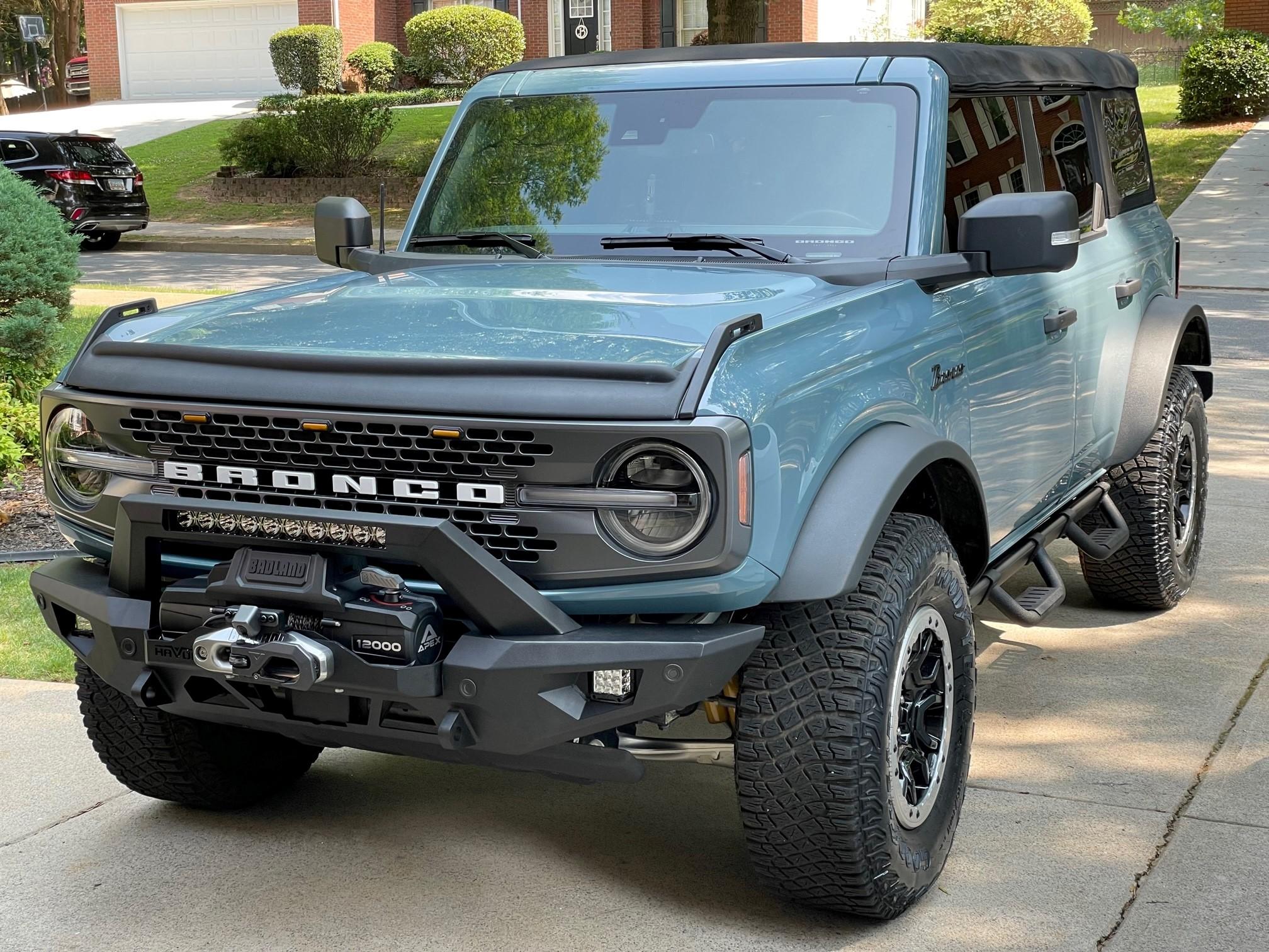 Ford Bronco Weekend Project : New Havoc Bumper, Badland Apex winch, lights etc.. Broncowinch2