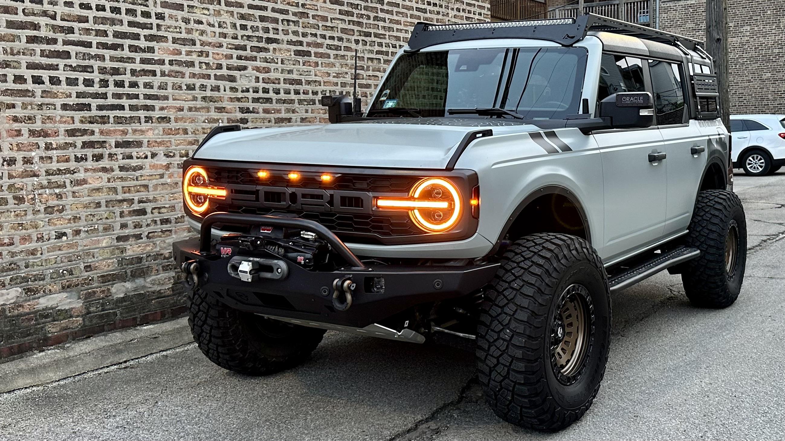 Ford Bronco TrailRax rack on Anderson Composites Top IMG_6412