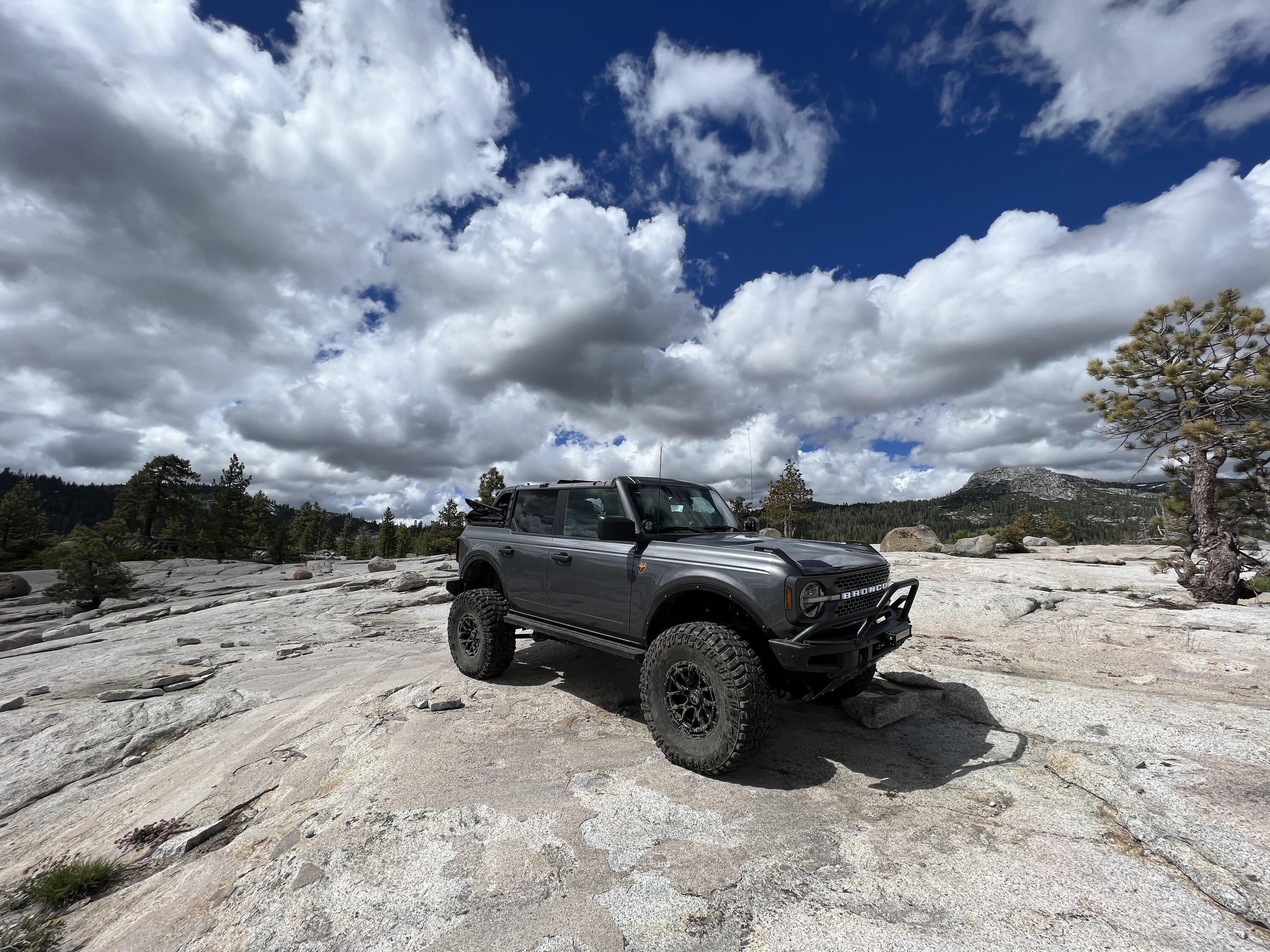Ford Bronco Rubicon Trail is now passable. 8D30B16C-CE86-4ACE-B562-6C8EC04A0213