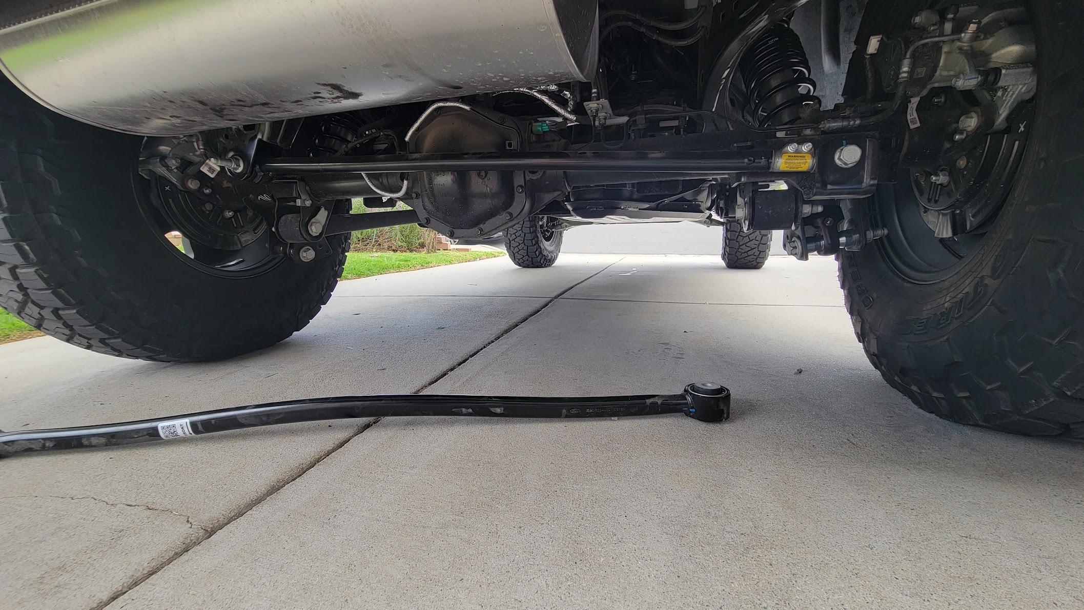 Ford Bronco Asked Chat GTP for track bar advice 20230619_115351