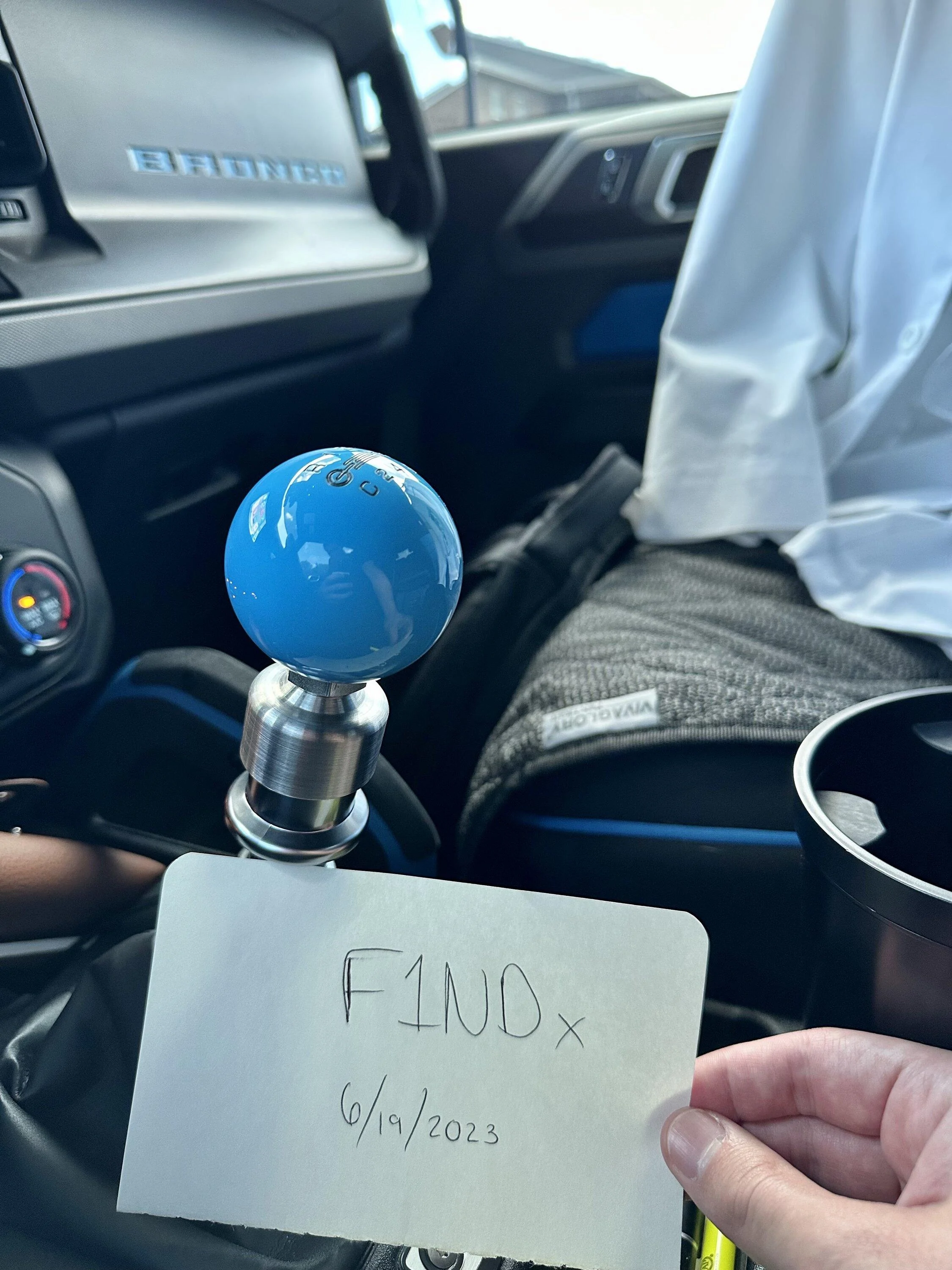Ford Bronco Twisted ShifterZ Custom Shift Knob + Adapter Kit 2