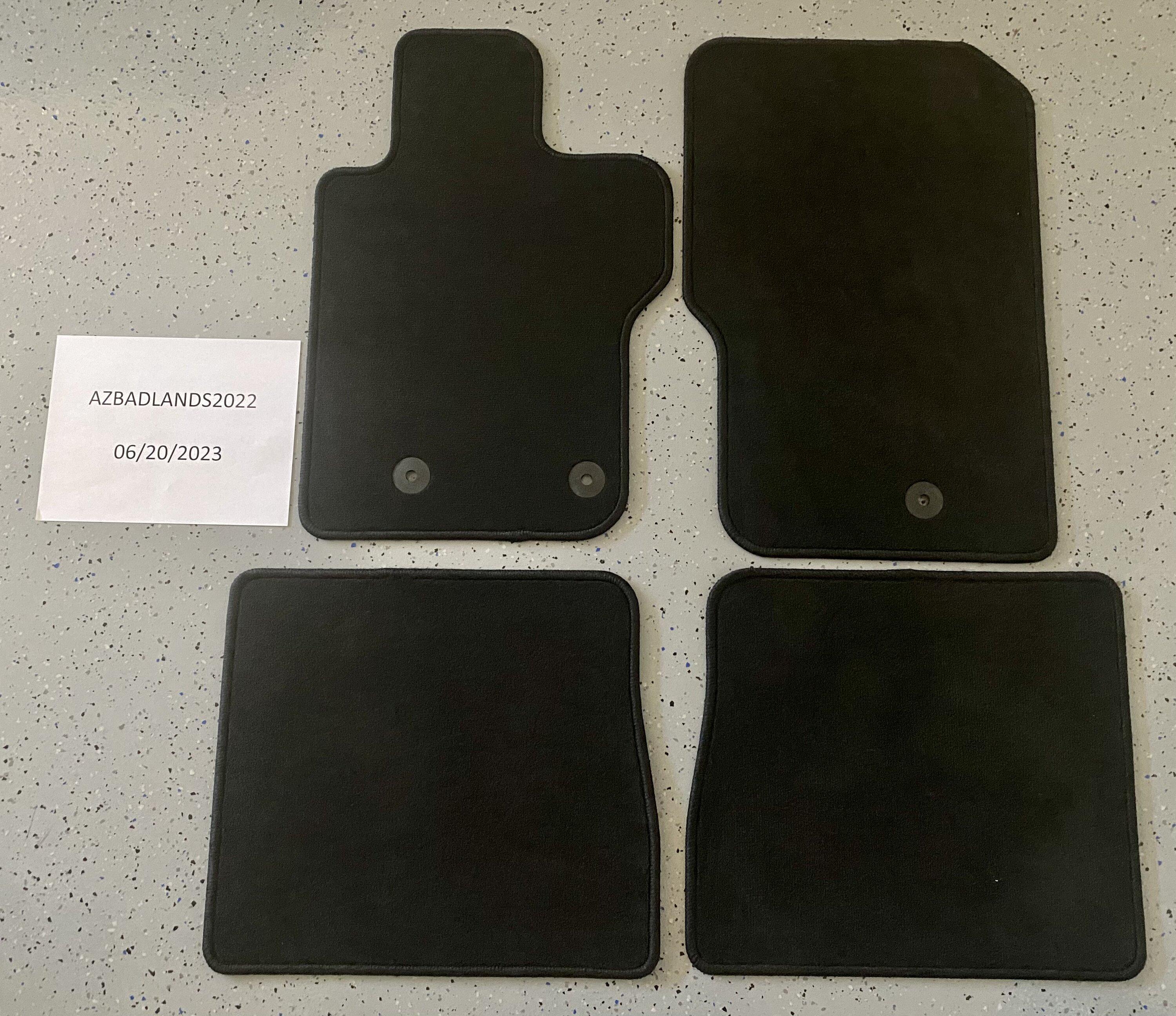 Ford Bronco New OEM Carpet Floor Mat Set IMG_6883