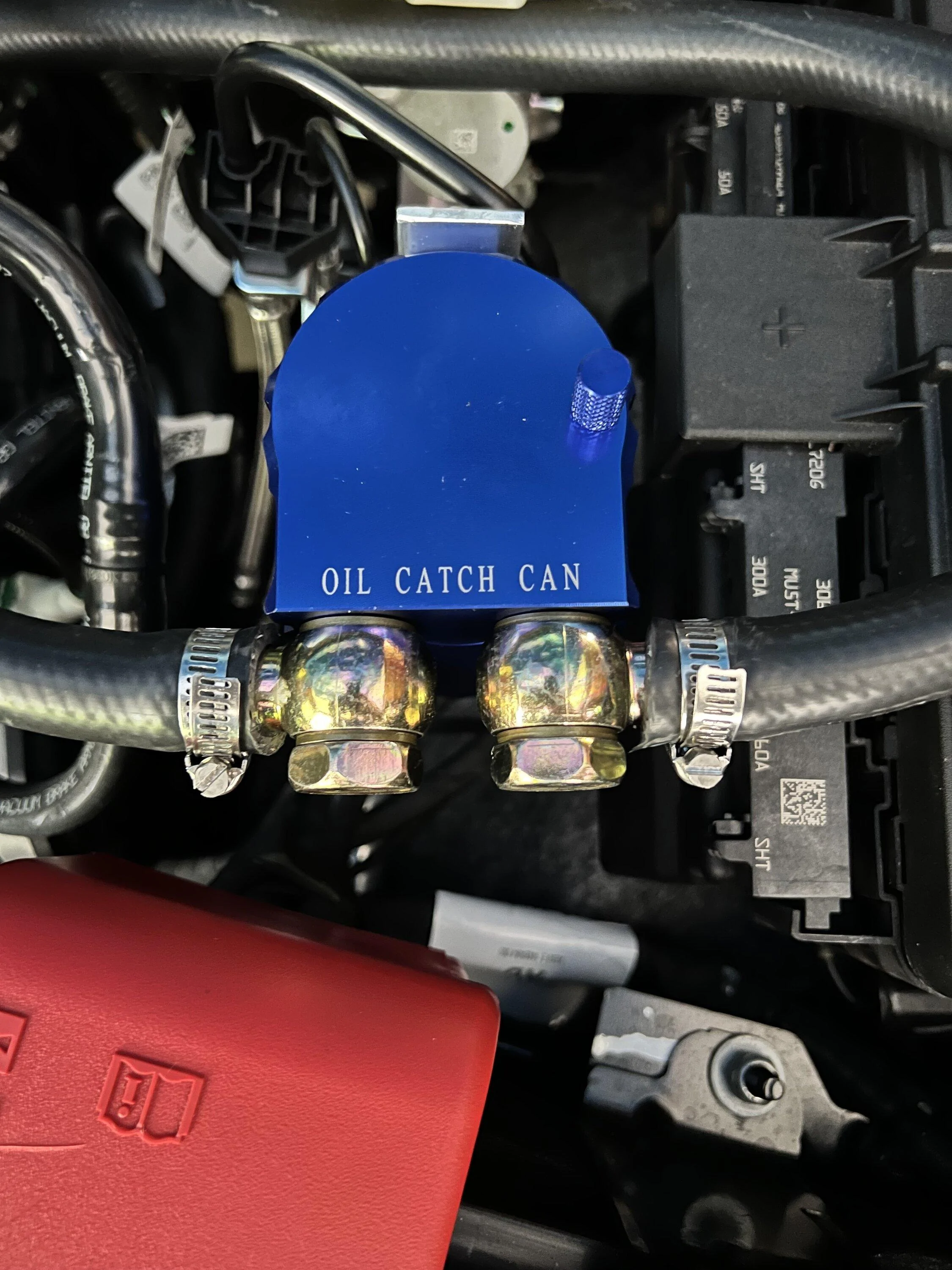 Ford Bronco 2.3 catch can install IMG_0660