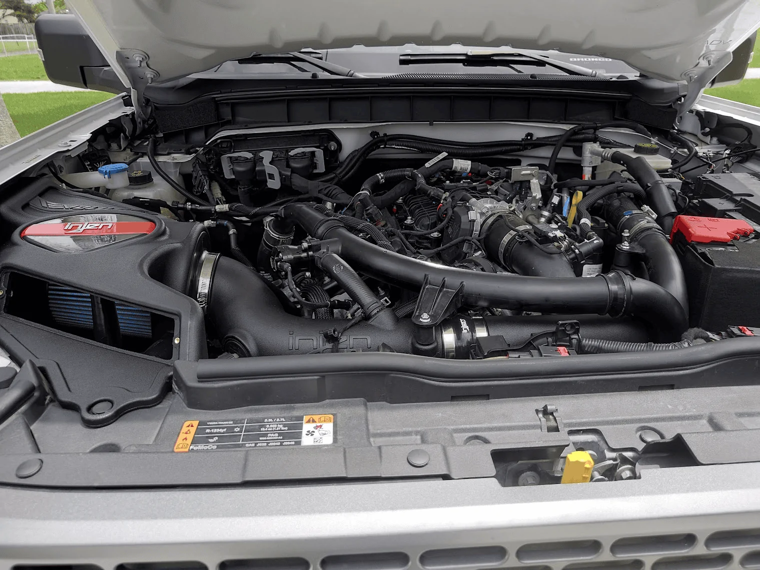 Ford Bronco Injen CAI for the 2.7L Installed! 1687361486671