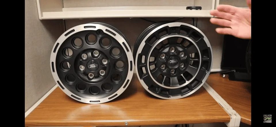 Ford Bronco New 17" Matte Black Wheels Kit From Ford Performance 1687375305671