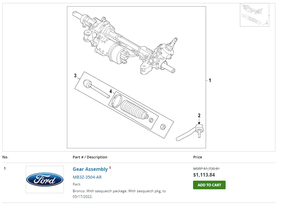 Ford Bronco Steering Gear Broken 1687458456635