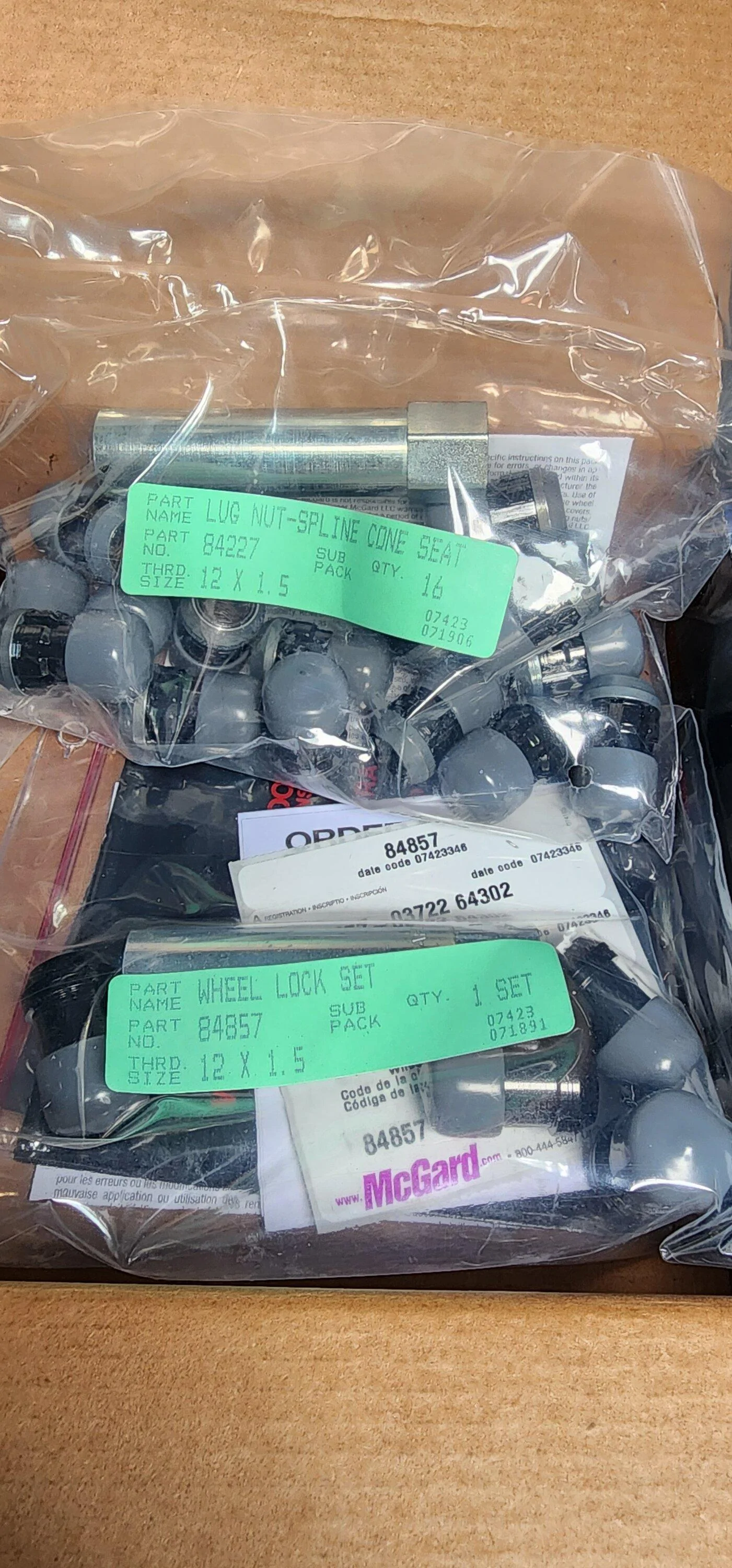 Ford Bronco McGard spline drive lug nuts 20230623_095519