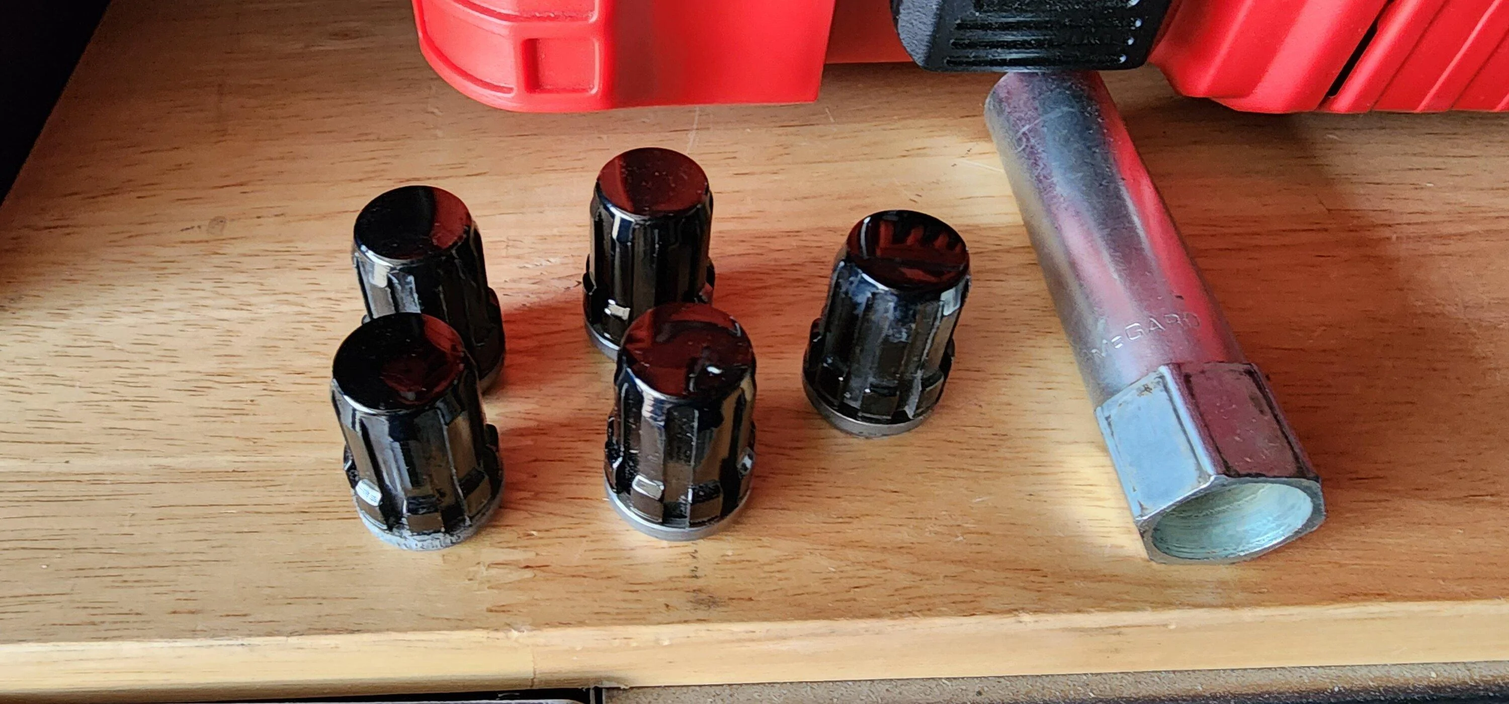 Ford Bronco McGard spline drive lug nuts 20230623_071924