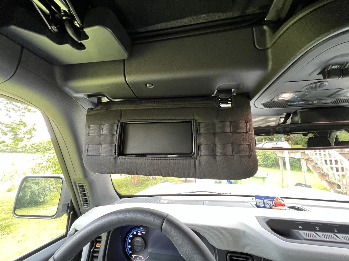 Ford Bronco bartact molle visor covers IMG_0835