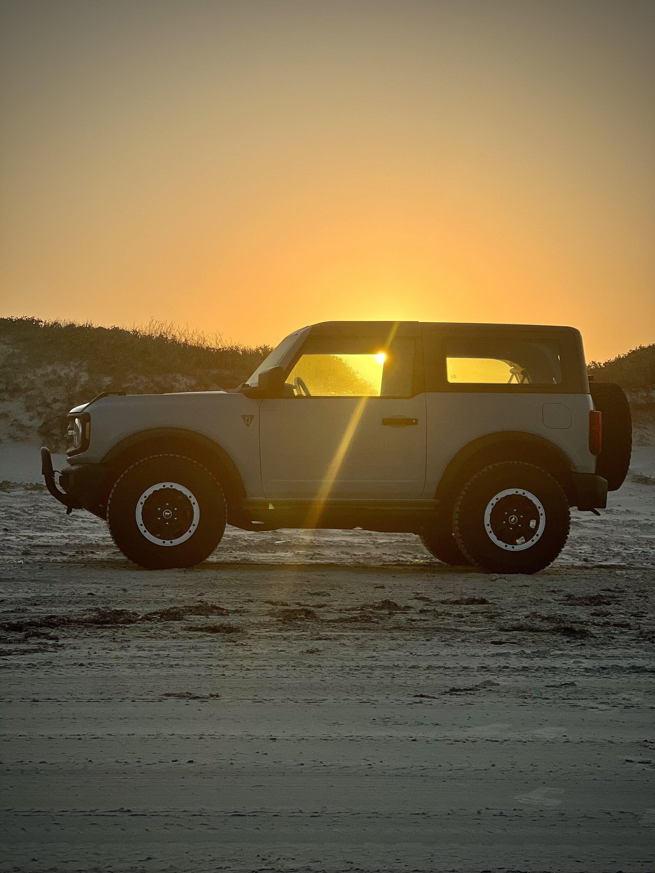 Ford Bronco Beachsquatch! Cruising the sand for the first time IMG_5537