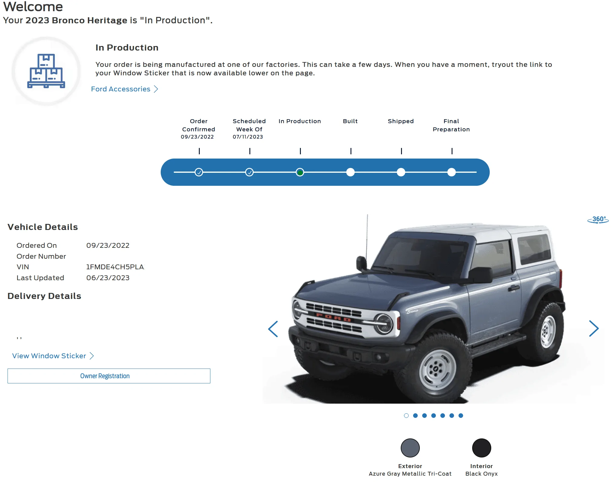 Ford Bronco HERITAGE EDITION Bronco Club 1687552166960