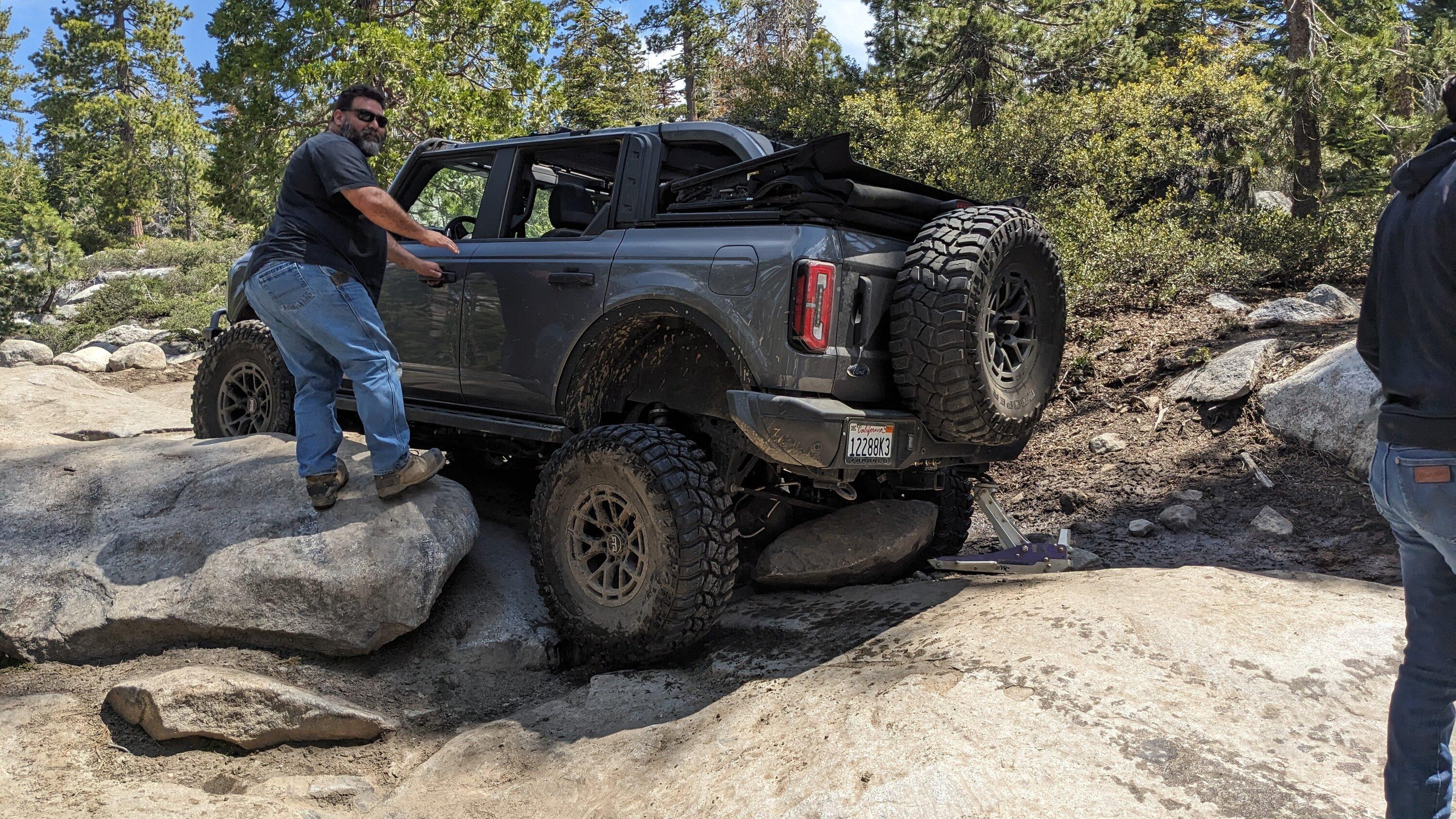 Ford Bronco Rubicon Trail is now passable. PXL_20230624_180924296