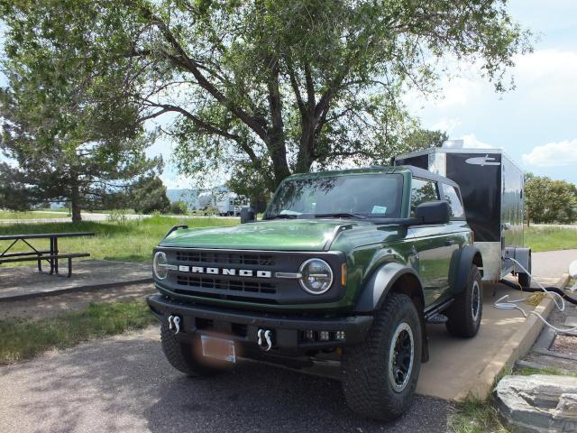 Ford Bronco Our 2 Door Bronco's Towing Performance BroncTowing.JPG