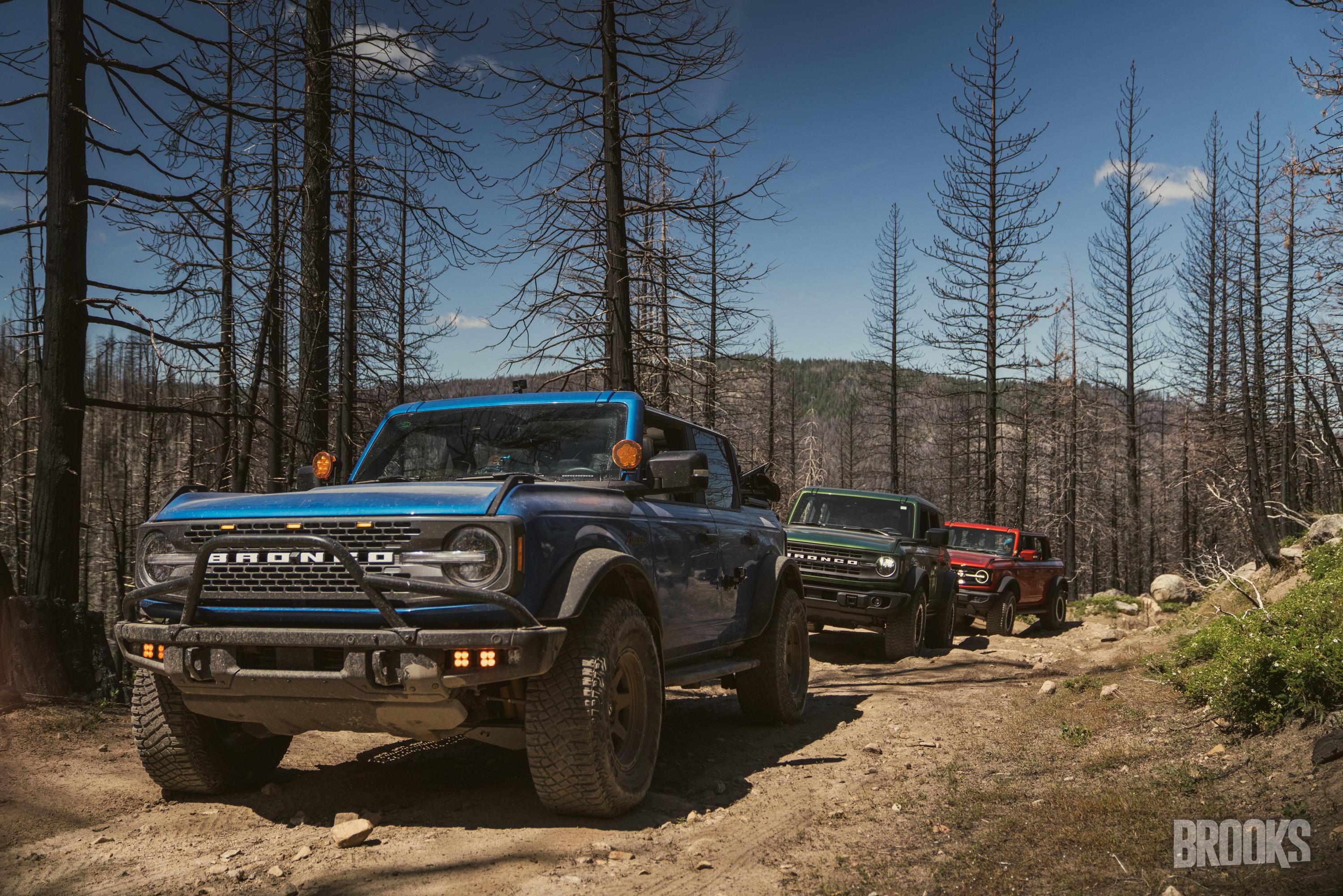 Ford Bronco A fun Father's Day drive with Gold Country Broncos, with a little bit of damage along the way MJB08412