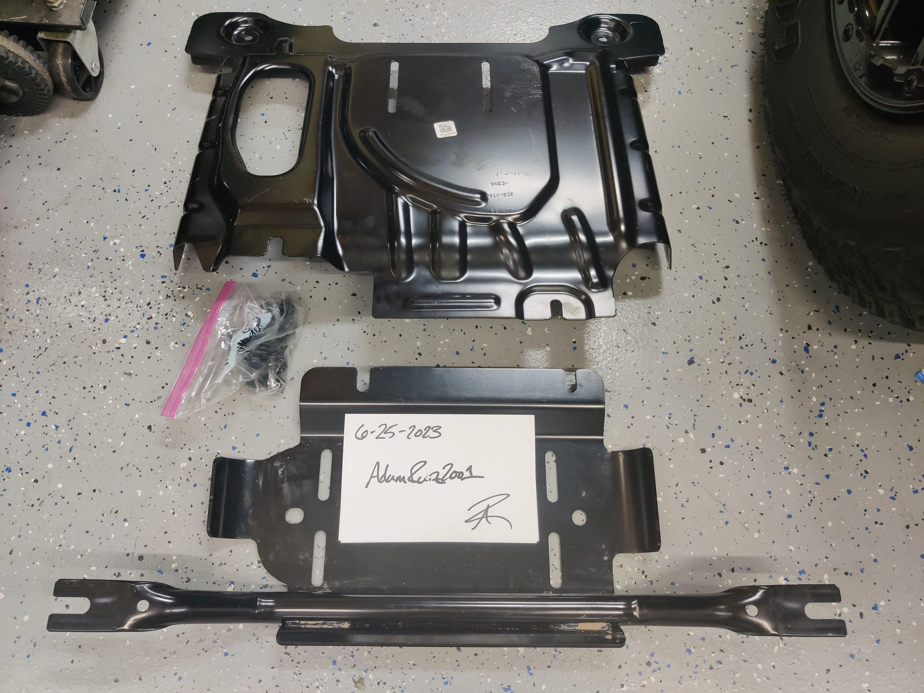 Ford Bronco OEM Engine and transmission skid IMG_20230625_213809