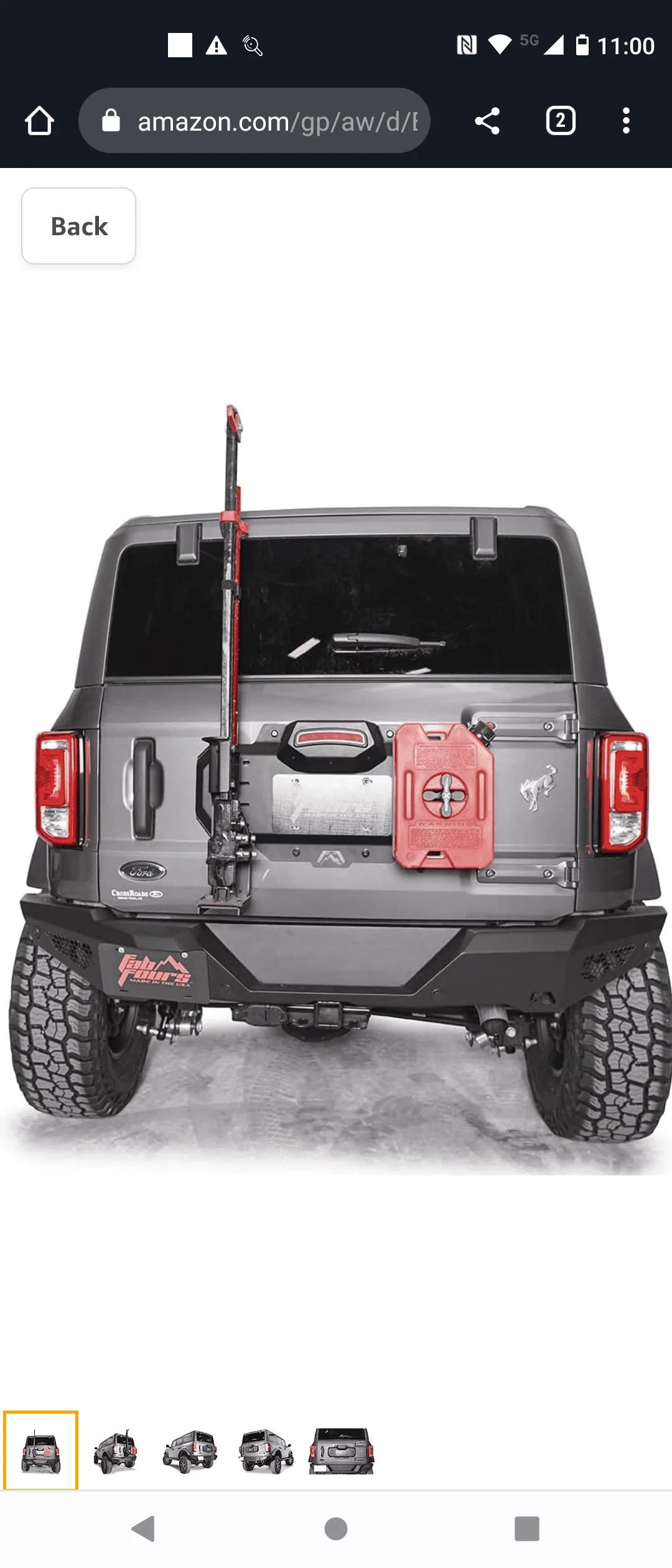 Ford Bronco What is the purpose of a spare tire delete Screenshot_20230625-230011