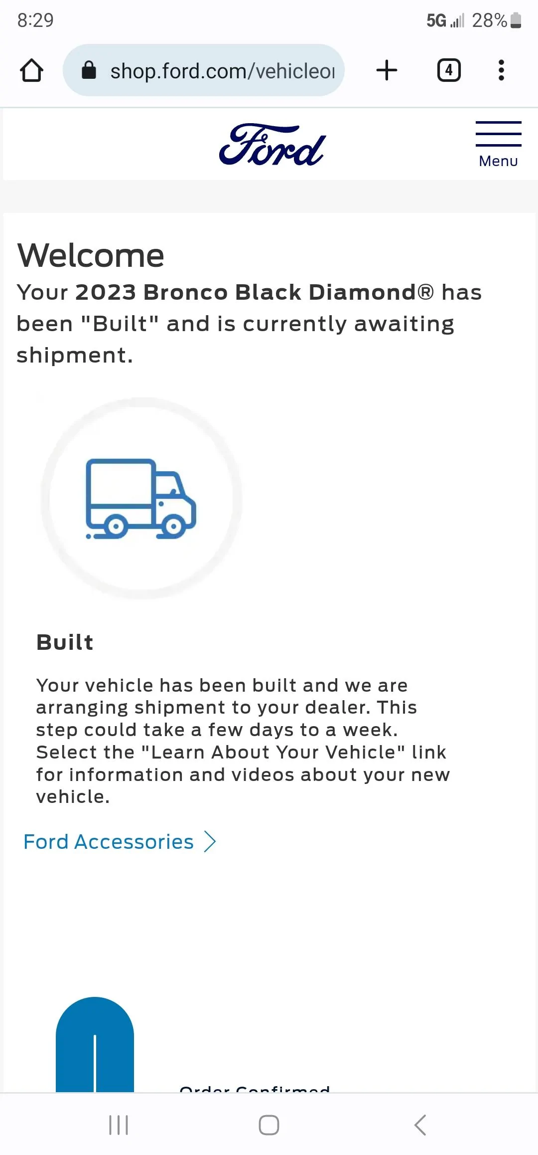 Ford Bronco 5/15/2023 Build Week Screenshot_20230627_082950_Chrom