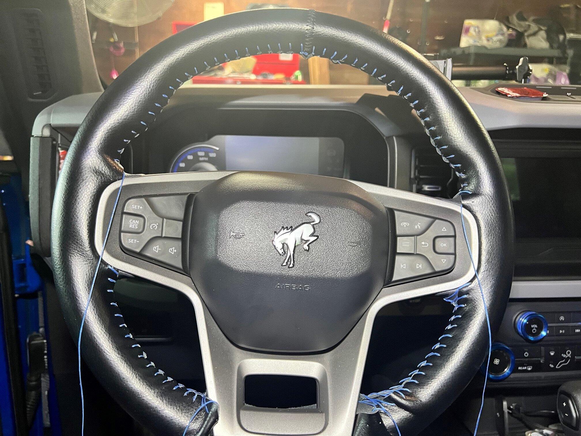 Ford Bronco steering wheel wrap wheel1