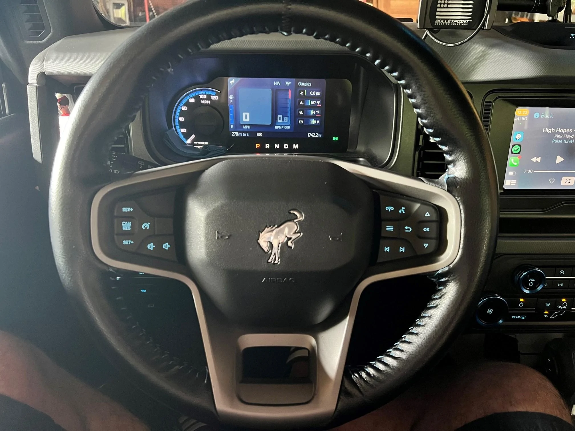 Ford Bronco steering wheel wrap wheel4
