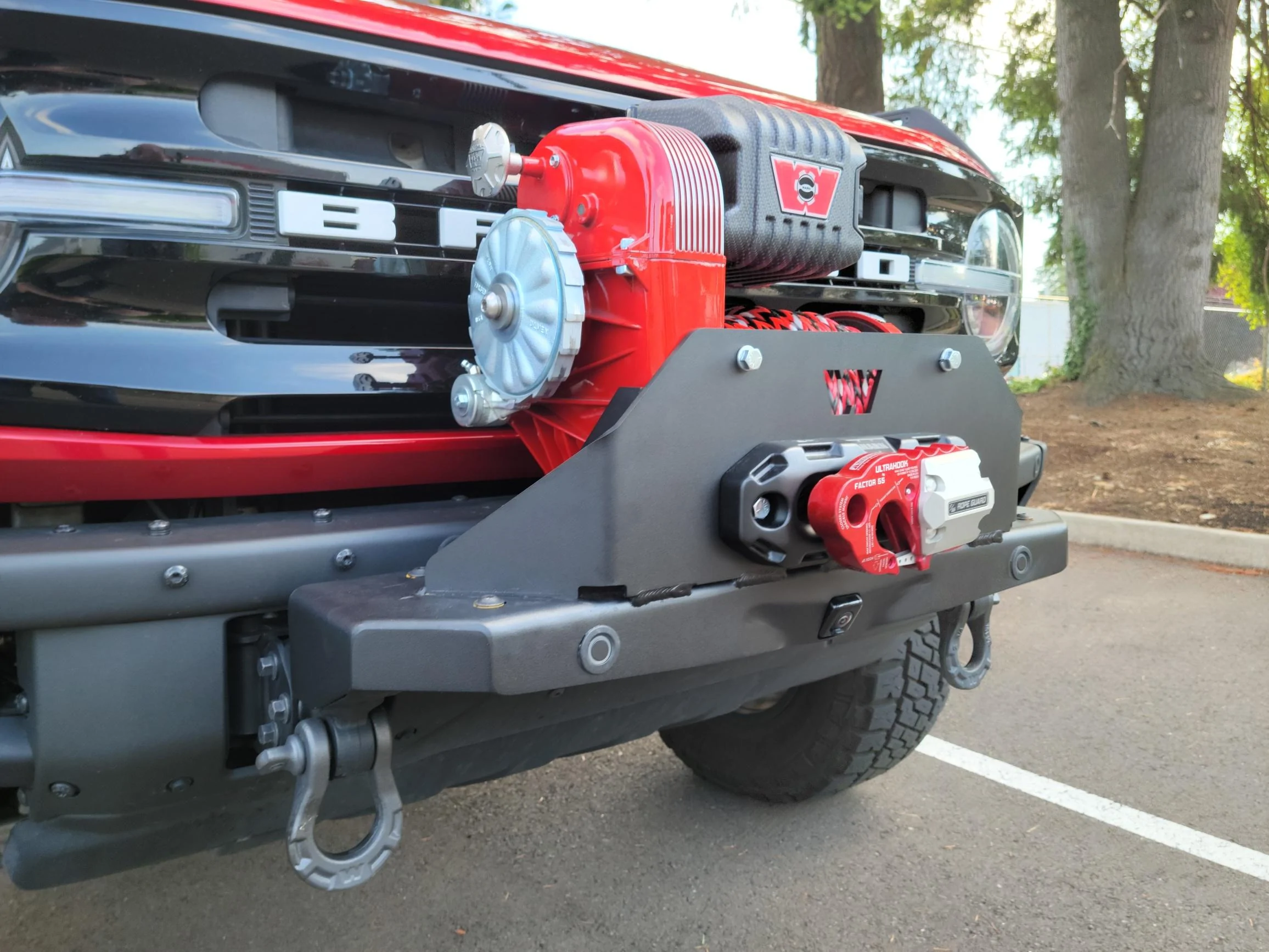 Ford Bronco 75th anniversary Warn 8274 Winch installed on my 2 Door Bronco 1687881546983