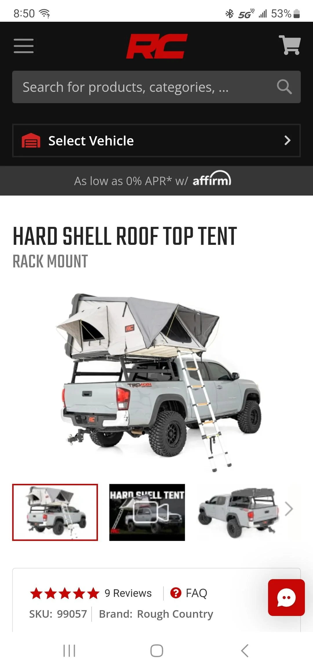 Ford Bronco Rough country hard shell tent Screenshot_20230626_205036_Samsung Internet
