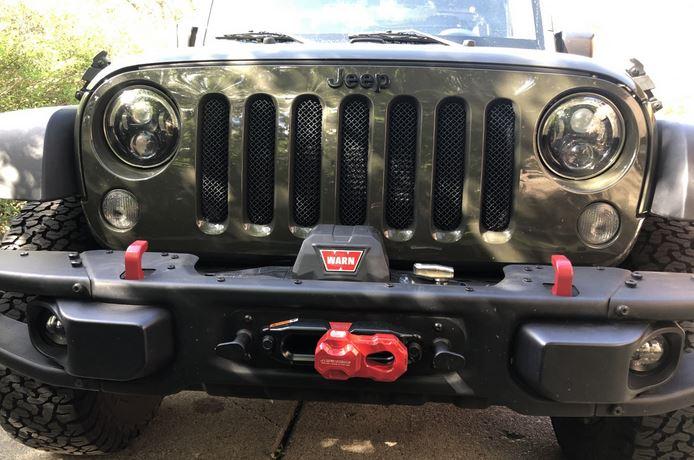 Ford Bronco 75th anniversary Warn 8274 Winch installed on my 2 Door Bronco winch.JPG
