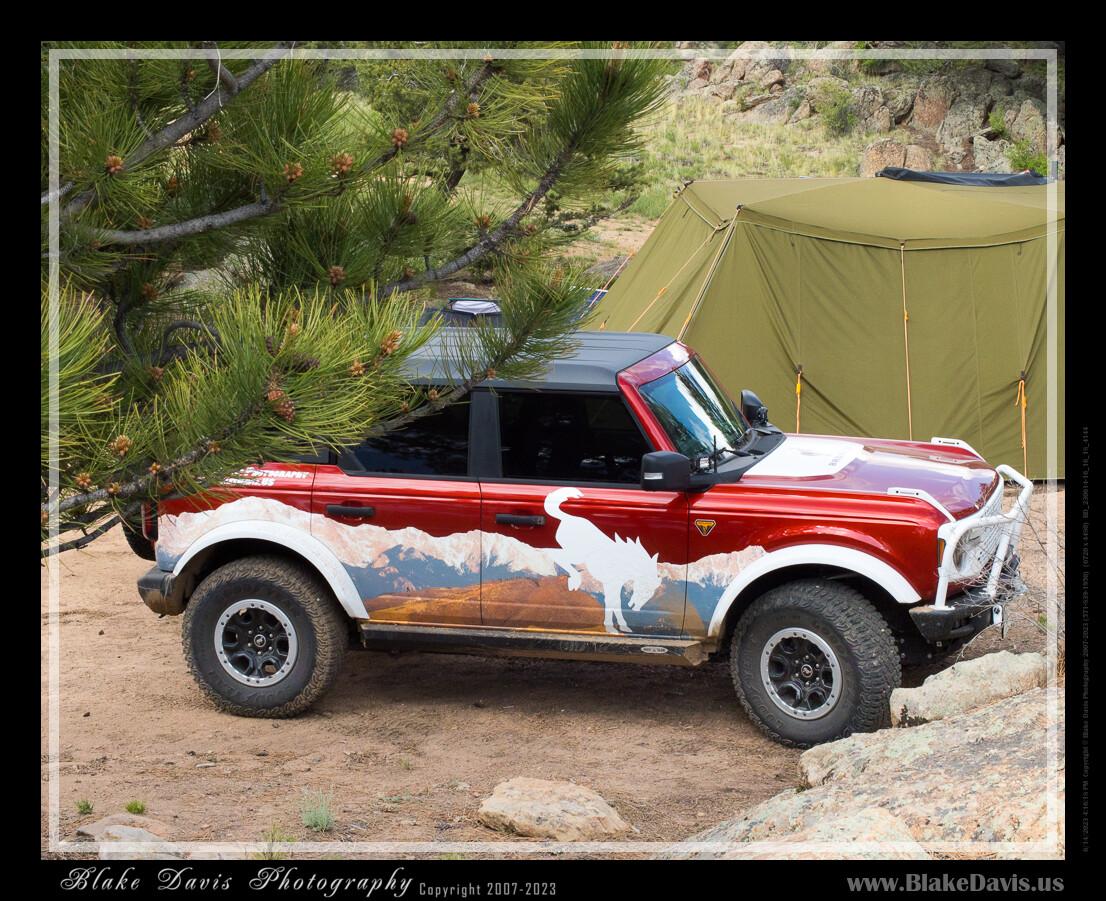 Ford Bronco Hot Pepper Red Badlands - 95% Done Build - Timeline - Parts List - Pics - Minor damage from being hit from behind BD_230614-16_16_18_4144