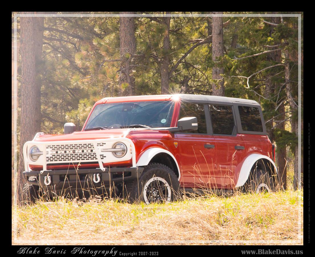 Ford Bronco Hot Pepper Red Badlands - 95% Done Build - Timeline - Parts List - Pics - Minor damage from being hit from behind BD_230505-09_58_35_3907