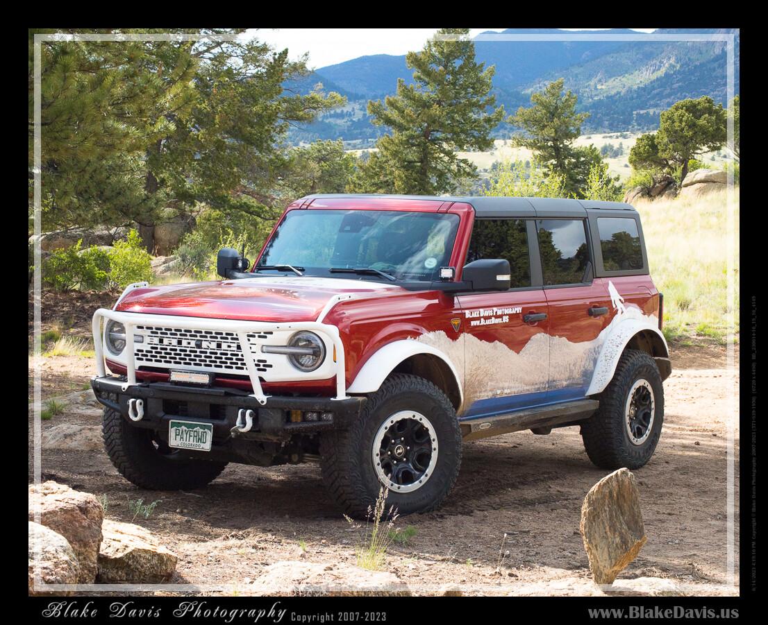 Ford Bronco Hot Pepper Red Badlands - 95% Done Build - Timeline - Parts List - Pics - Minor damage from being hit from behind BD_230614-16_19_16_4149
