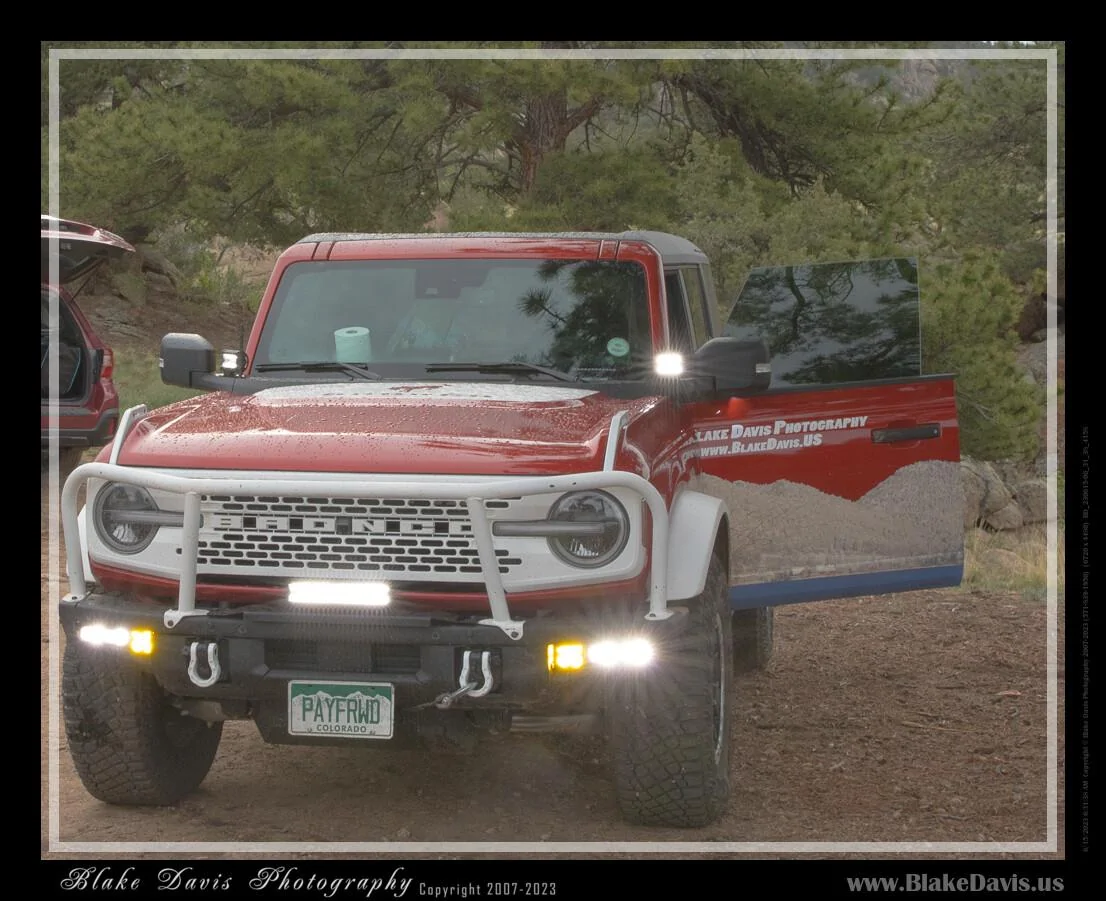 Ford Bronco Hot Pepper Red Badlands - 95% Done Build - Timeline - Parts List - Pics - Minor damage from being hit from behind BD_230615-06_31_38_4158