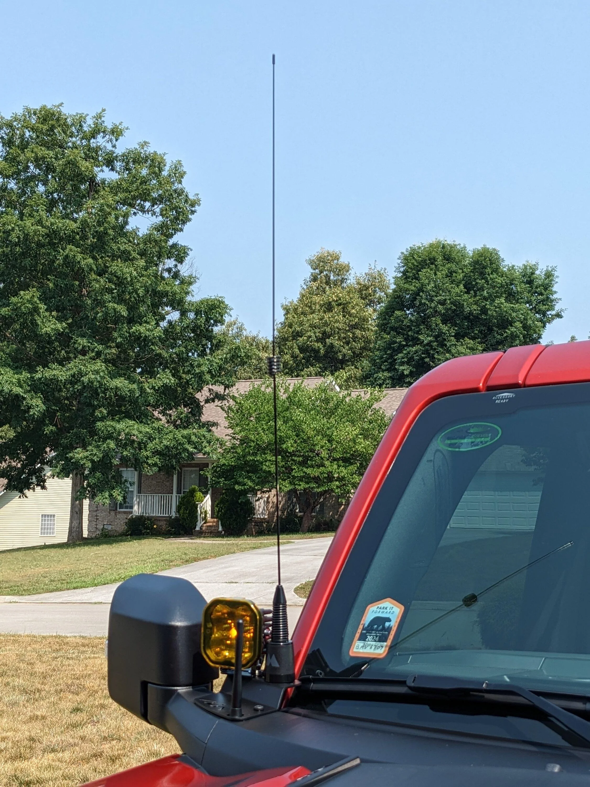 Ford Bronco Midland Radio Clean Install midland atenna