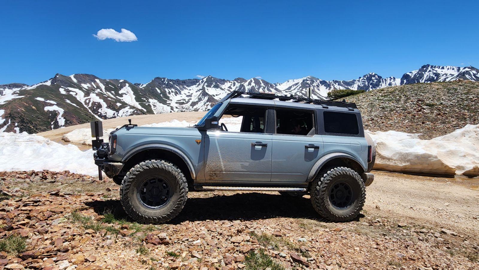Ford Bronco First Alpine Loop Trip Ouray Corkscrew 2023 Summit