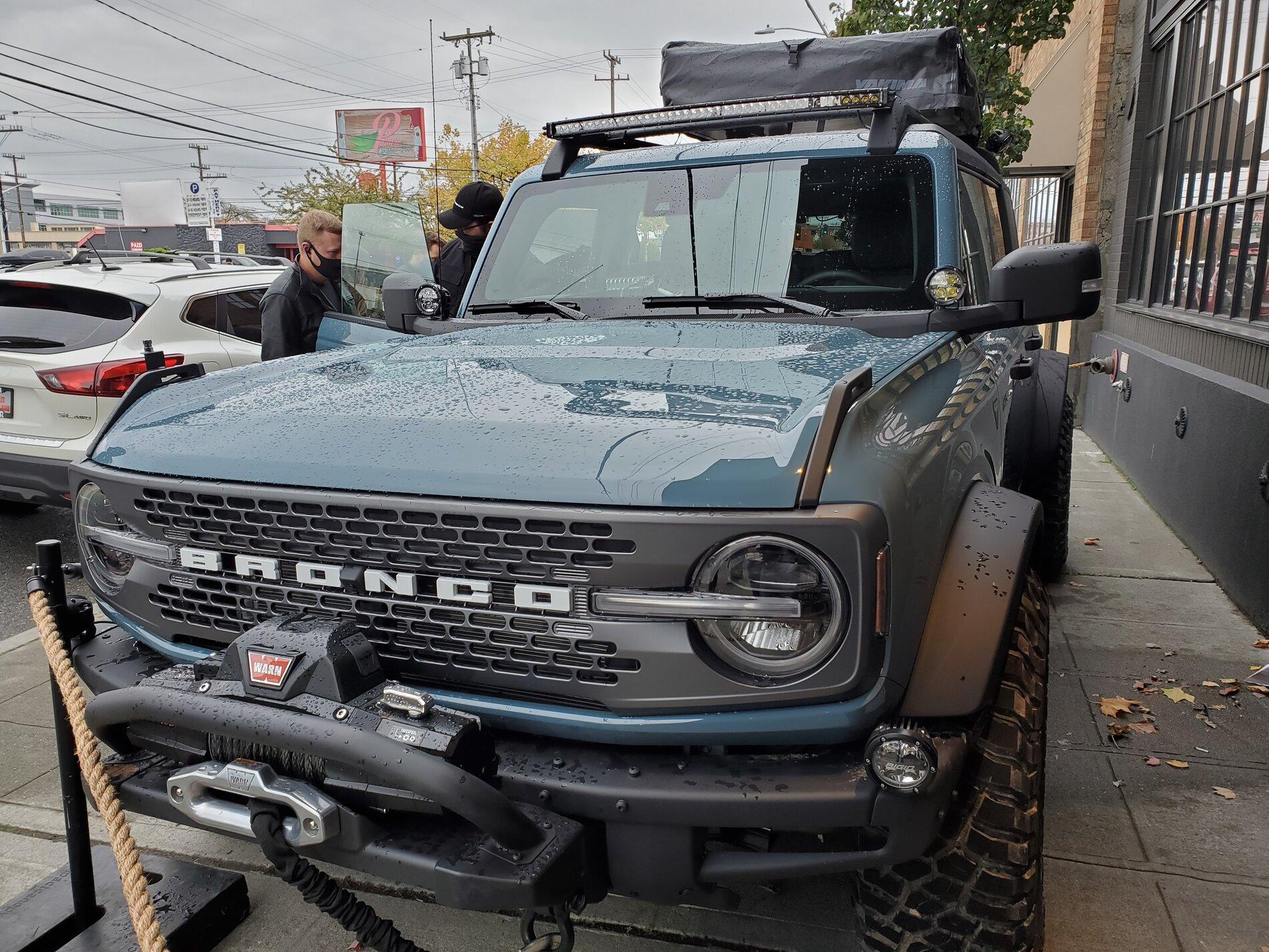 Ford Bronco Filson Bronco Fire Rig and Overland Badlands Concept @ Seattle Event 20201023_121859