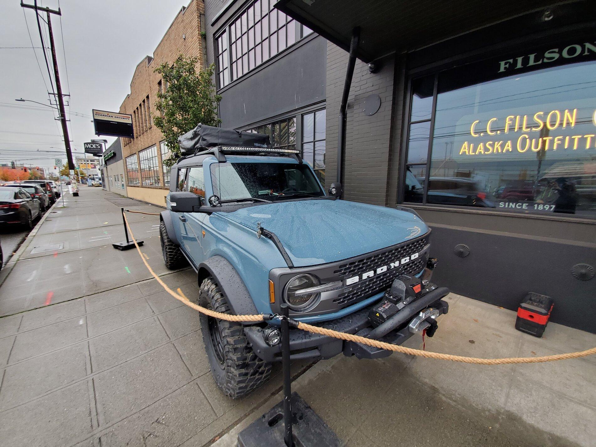 Ford Bronco Filson Bronco Fire Rig and Overland Badlands Concept @ Seattle Event 20201023_110933