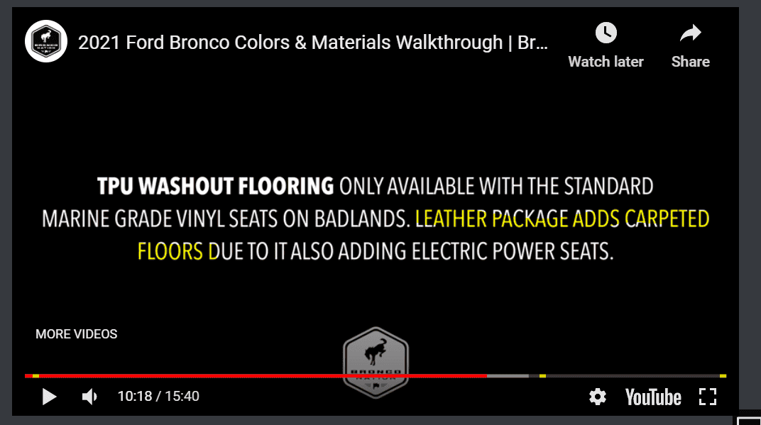 Ford Bronco Wildtrak Bronco Thread BLCarpetFloors